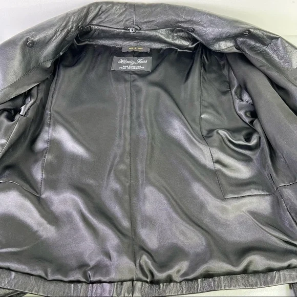 Henig Furs Large Leather Jacket - Picture 5 of 7